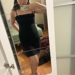 Aritzia Sunday Best Black Skirt Dress